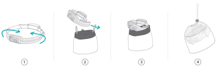 BioLite Light Diffusing Stuffsack - Turn Your Headlamp Into A Hangable Light