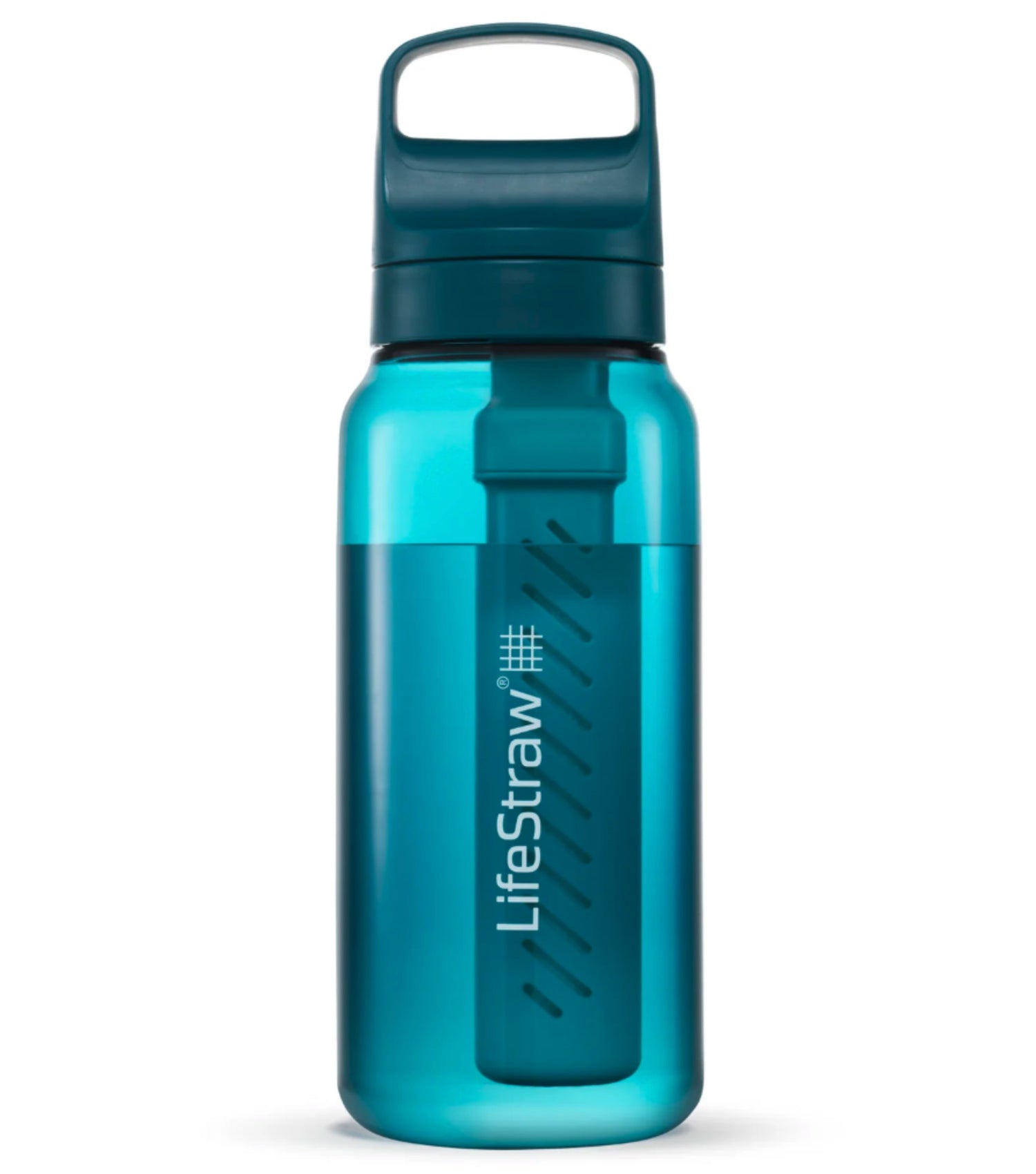 LifeStraw Go 2.0 - 1L Water Filter Bottle - Laguna Teal