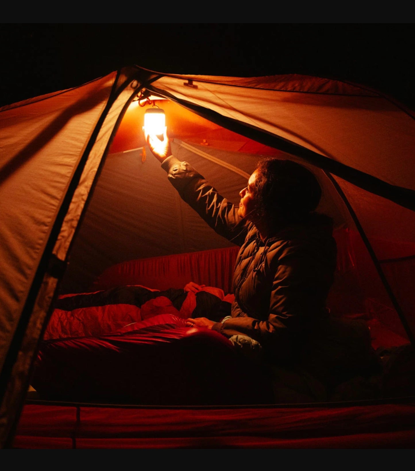 AlpenGlow lantern is great for camping trips