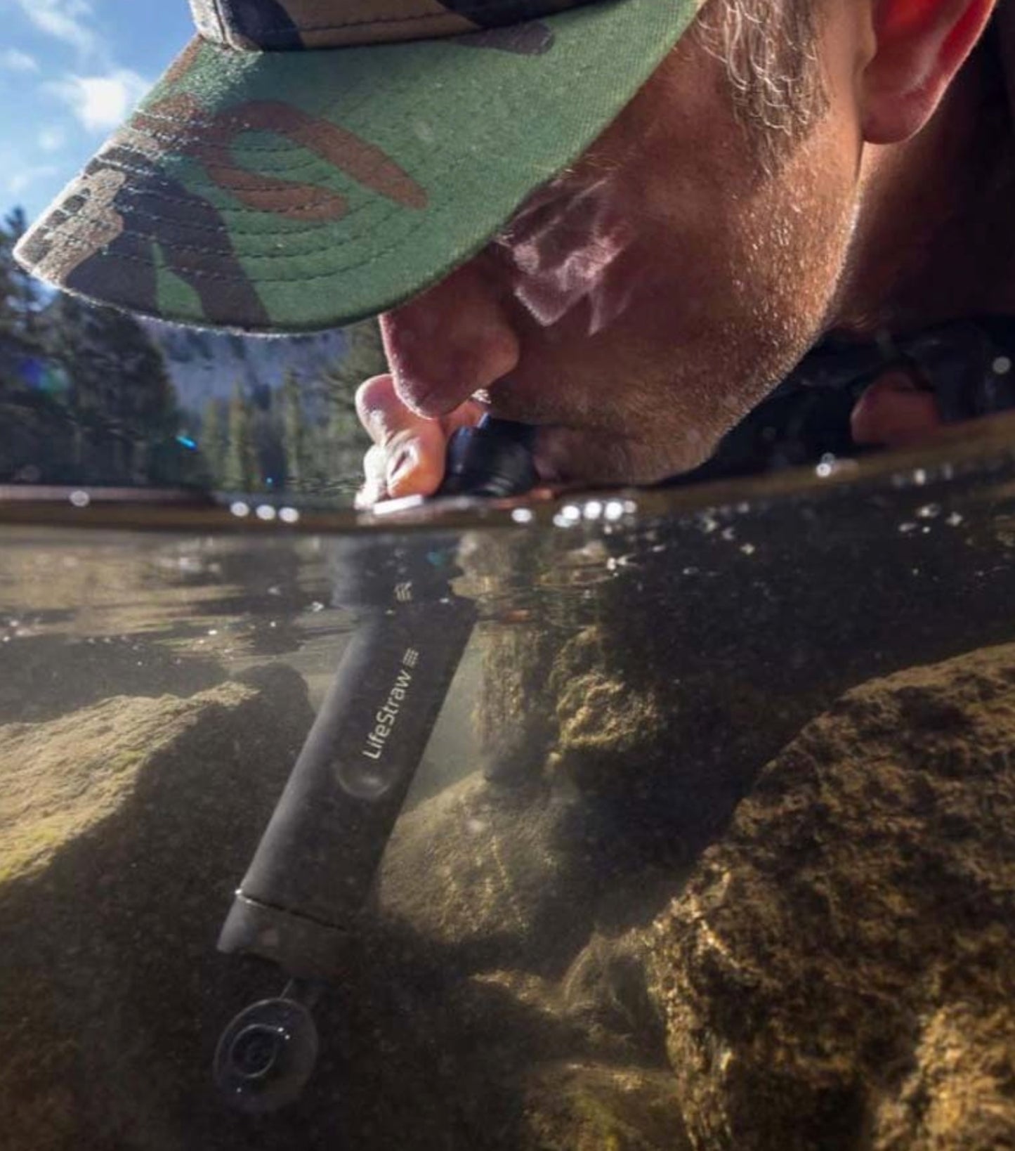 Drink directly from lakes, rivers and streams or fill a container to use your straw water filter on the go with protection against bacteria, parasites, microplastics, silt, sand and cloudiness