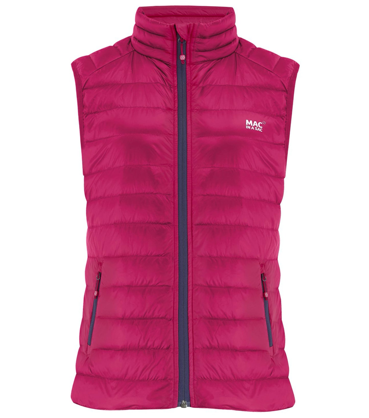 Mac in a Sac Ladies Alpine Duck Down Vest - Size 10 - Fuchsia