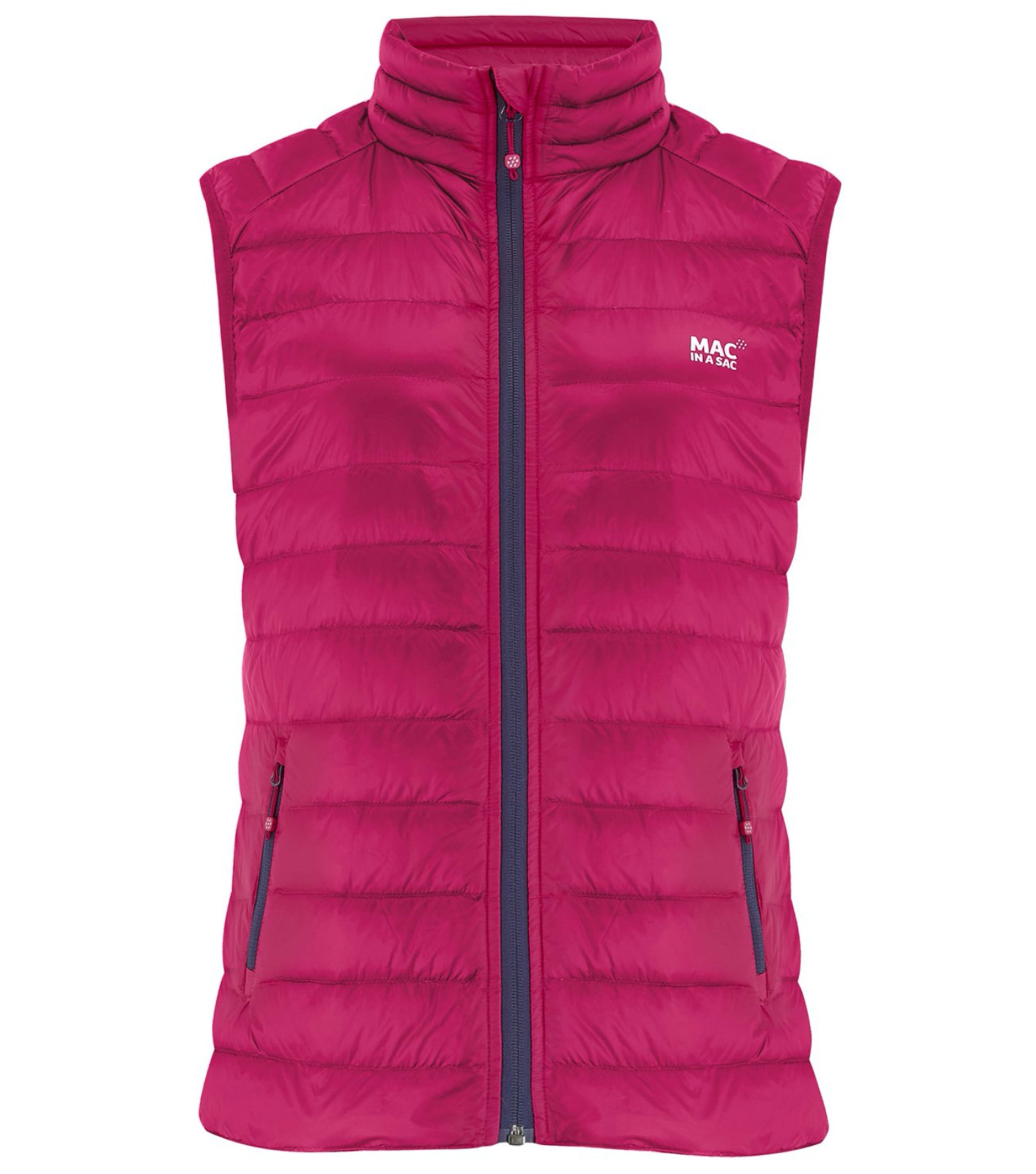 Mac in a Sac Ladies Alpine Duck Down Vest - Size 18 - Fuchsia