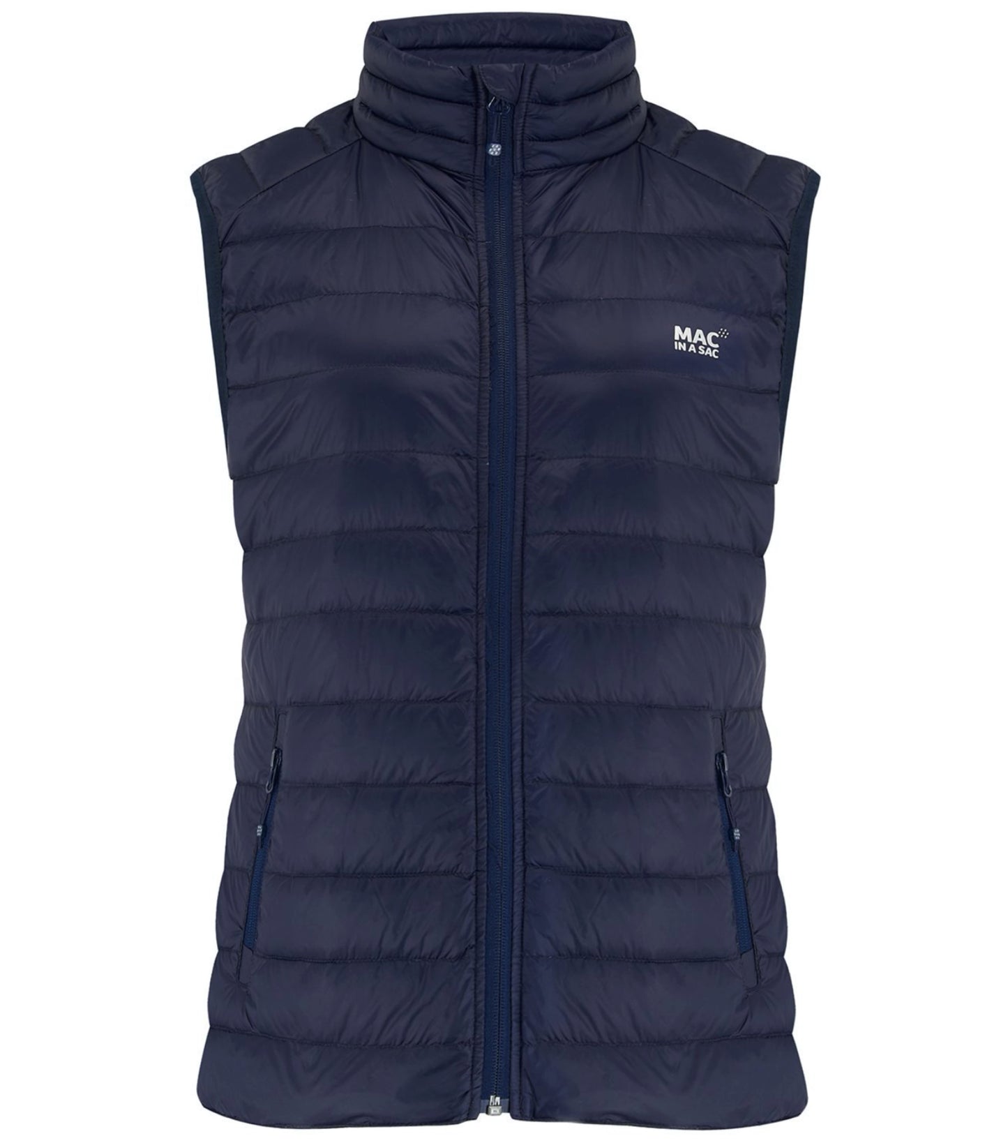 Mac in a Sac Ladies Alpine Duck Down Vest - Size 10 - Navy