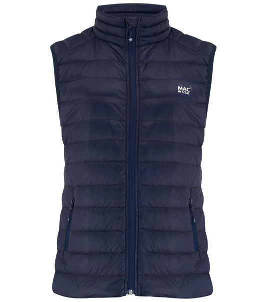 Mac in a Sac Ladies Alpine Duck Down Vest - Size 12 - Navy