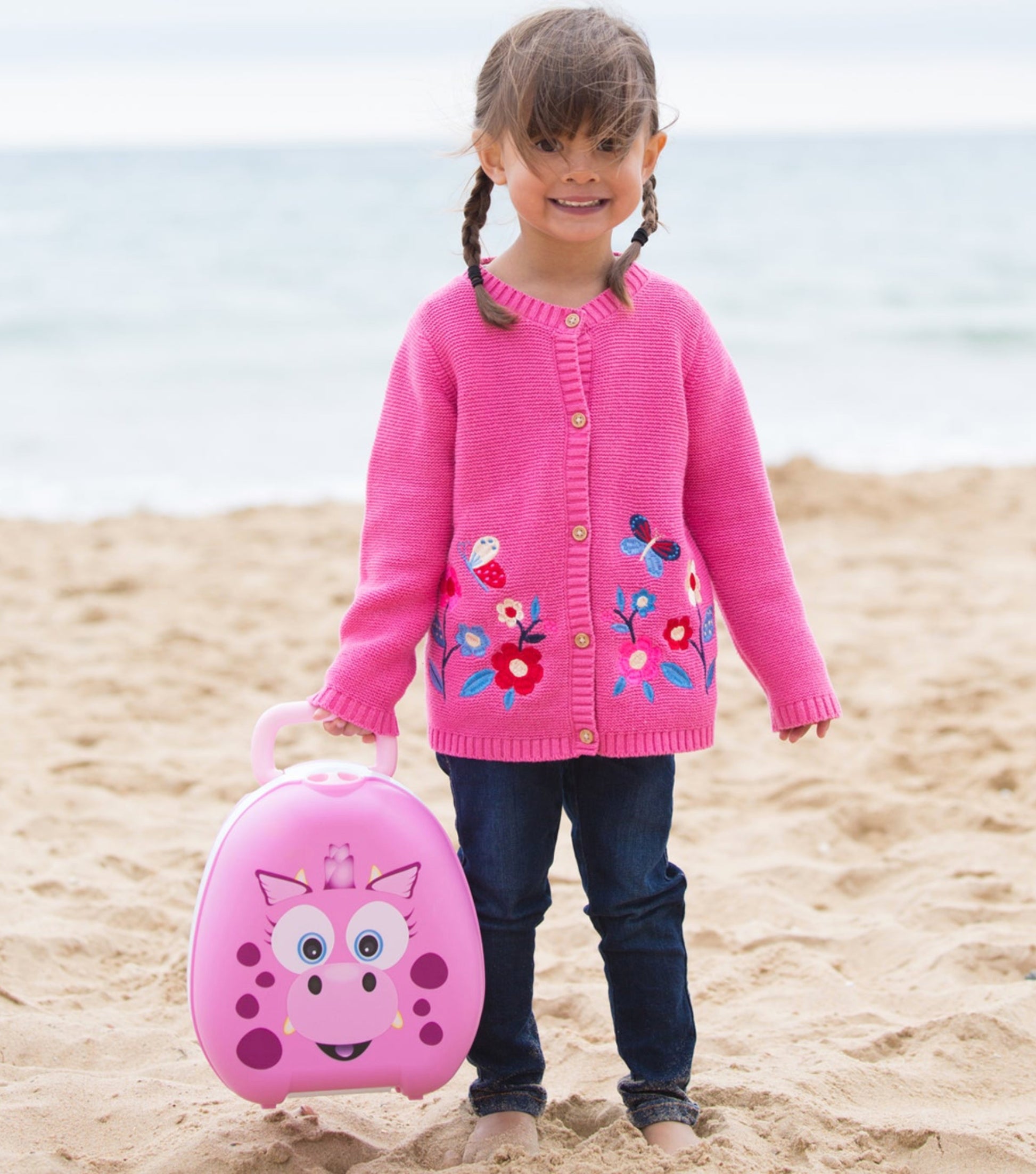 My Carry Potty Portable Travel Potty - Pink Dragon