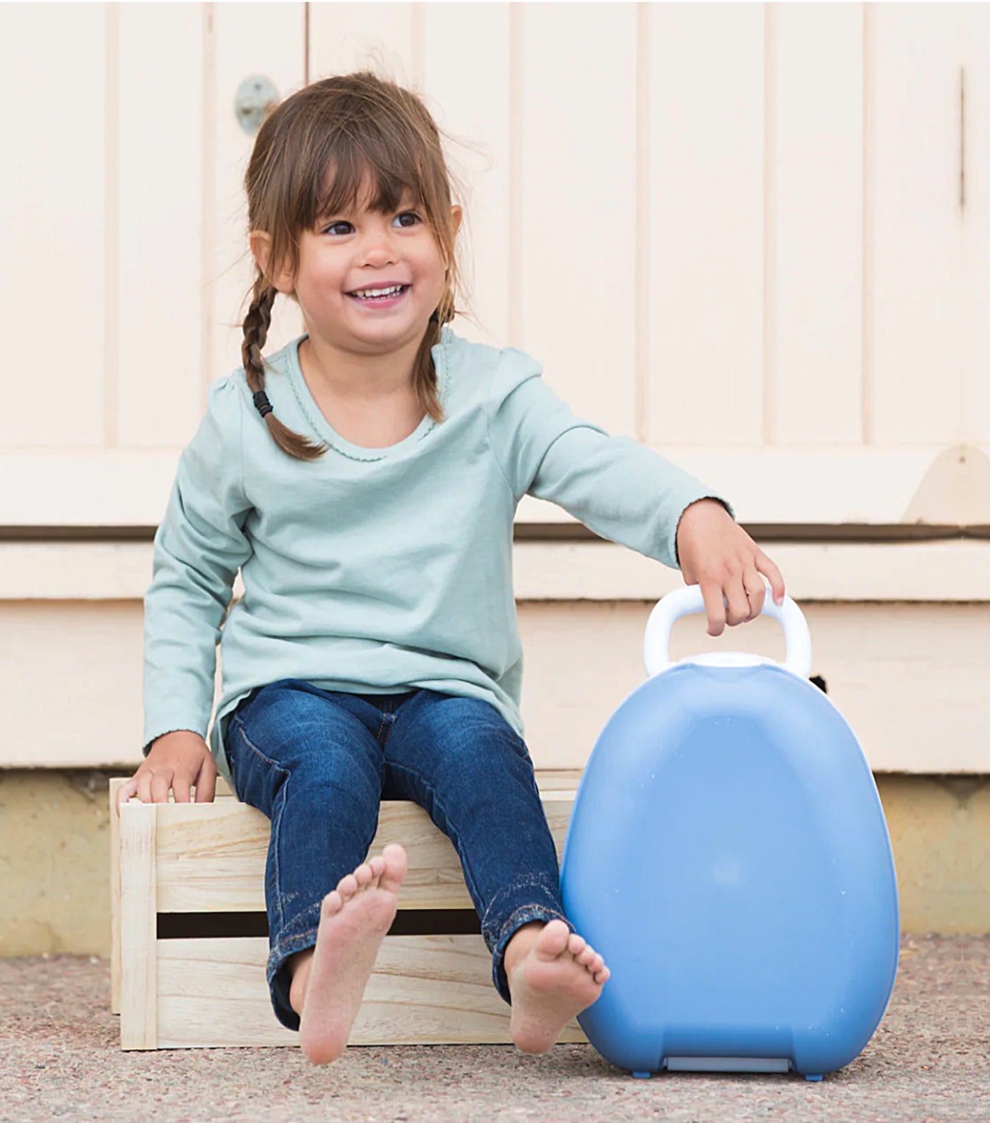 My Carry Potty Portable Travel Potty - Pastel Blue