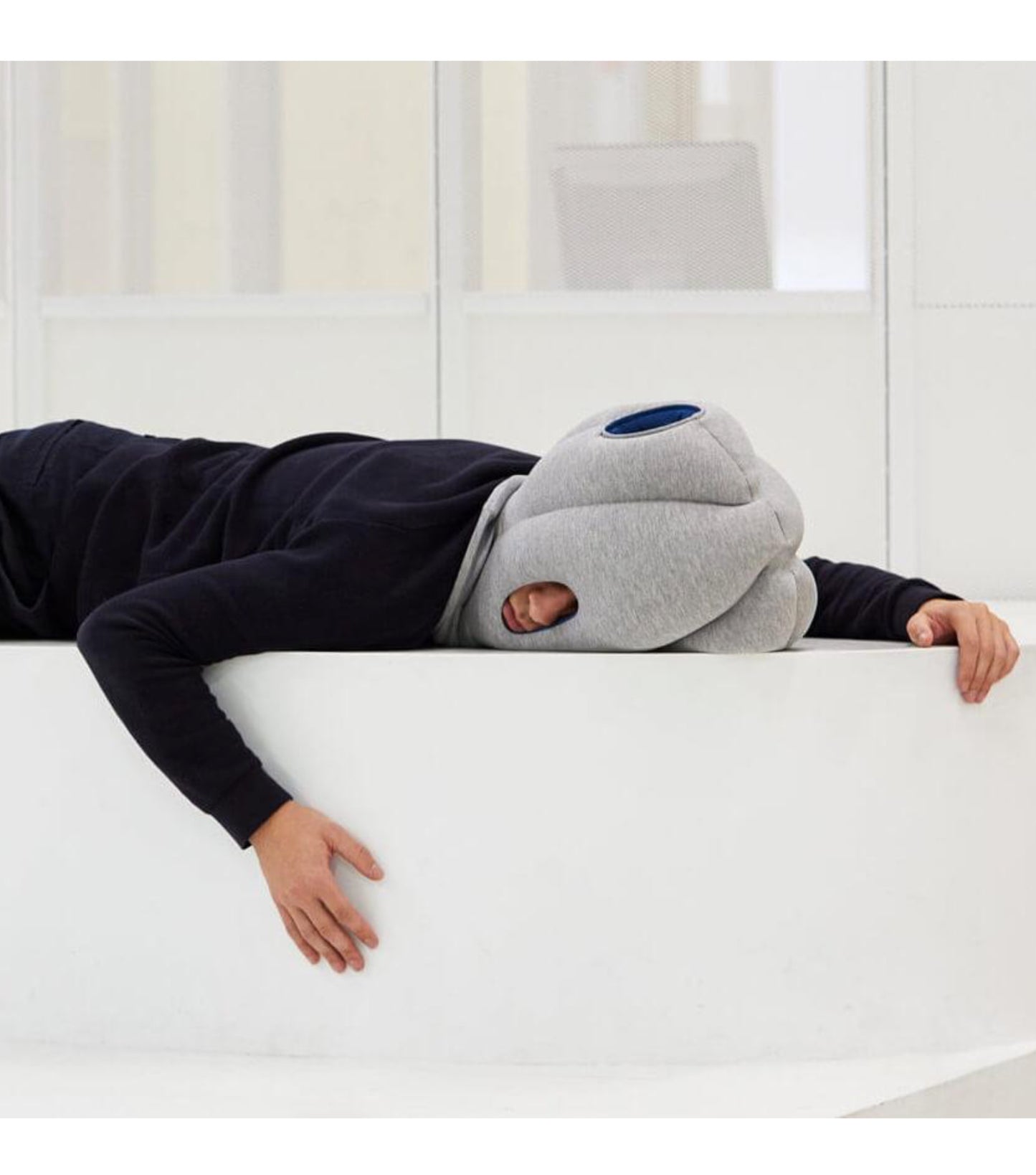 Ostrich Pillow Original - Immersive Napping Pillow - Sleepy Blue