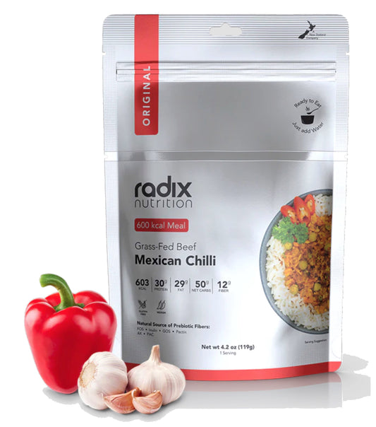 Radix Nutrition Original Meal - Mexican Chilli with Organic Beef - 600kcal