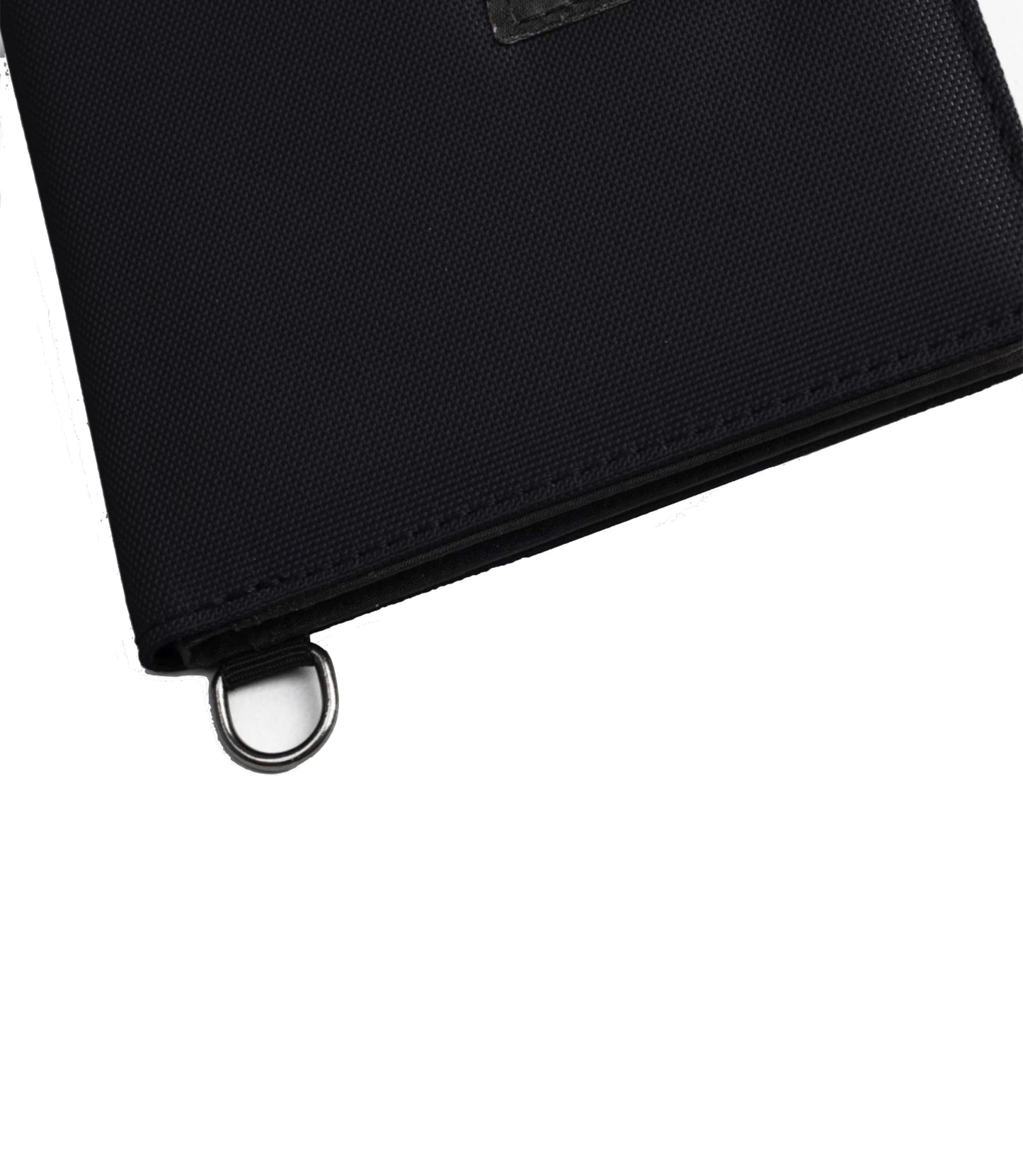 Attachment point for cut-resistant wallet strap (sold separately)