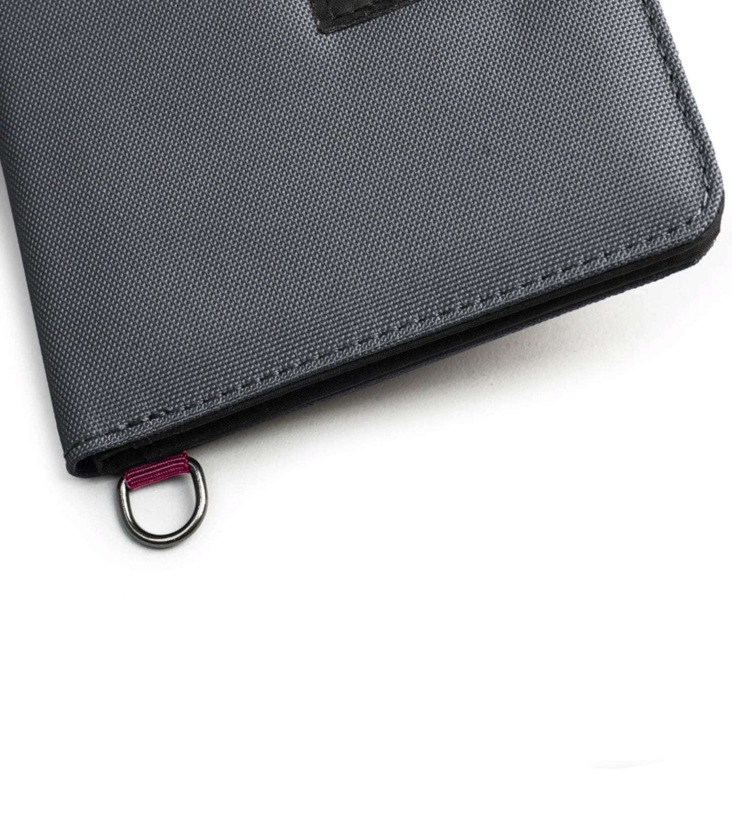 Attachment point for cut-resistant wallet strap (sold separately)