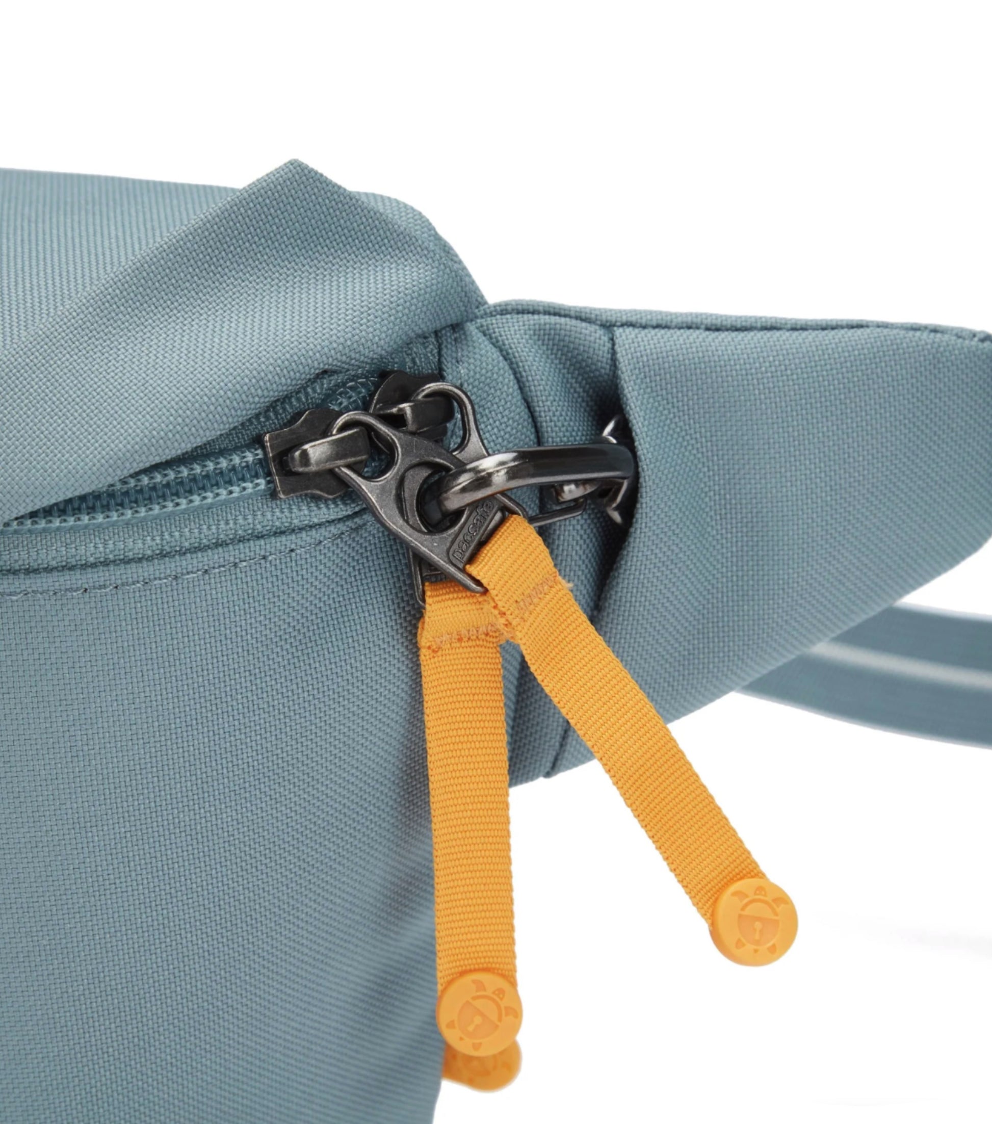 Zippers can be clipped to help protect agains luggage tampering