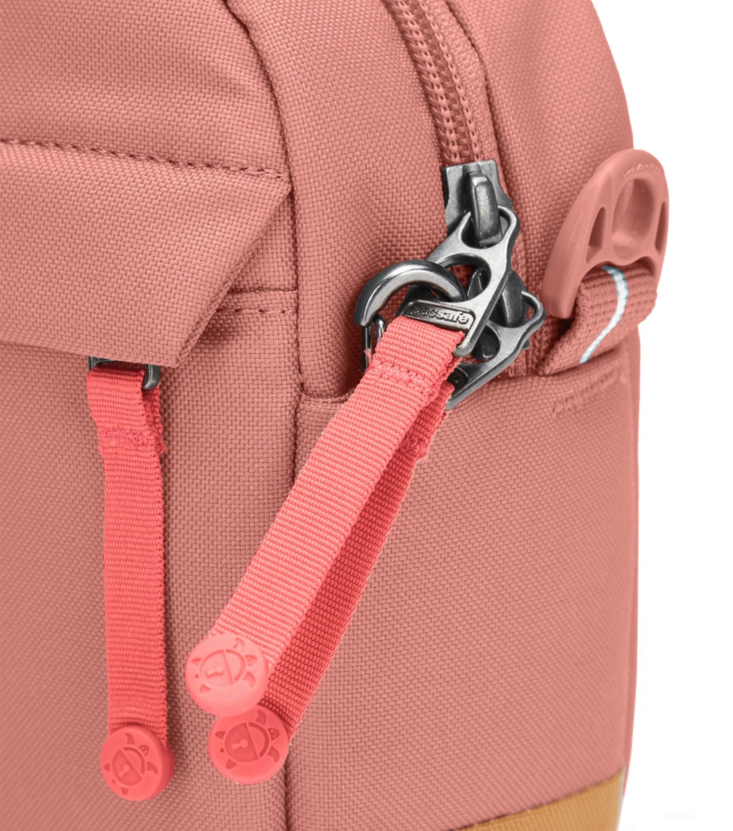 Zippers can be clipped to help protect agains luggage tampering