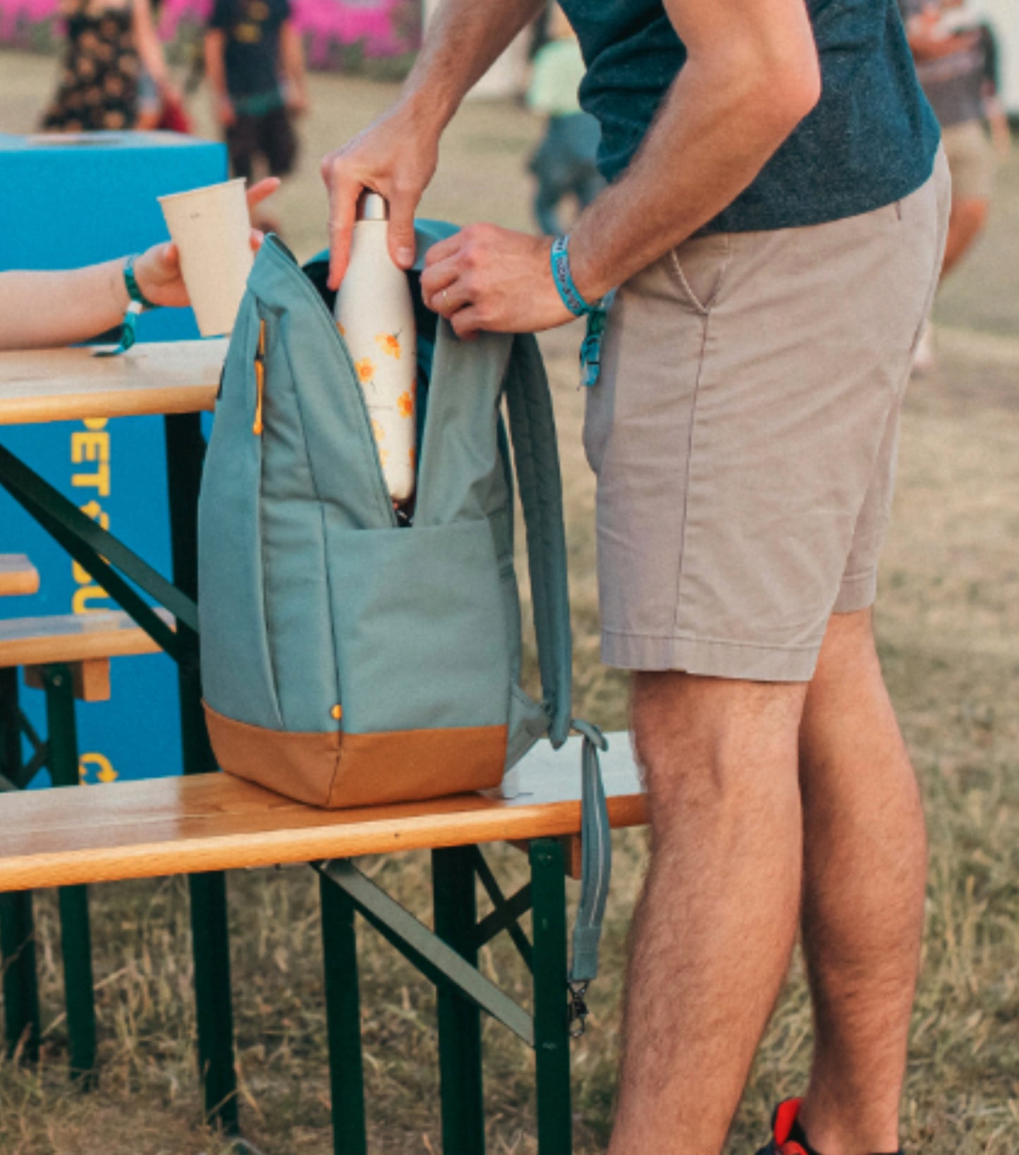 Spacious and practical, this durable anti-theft backpack is designed to fit all the essentials you need