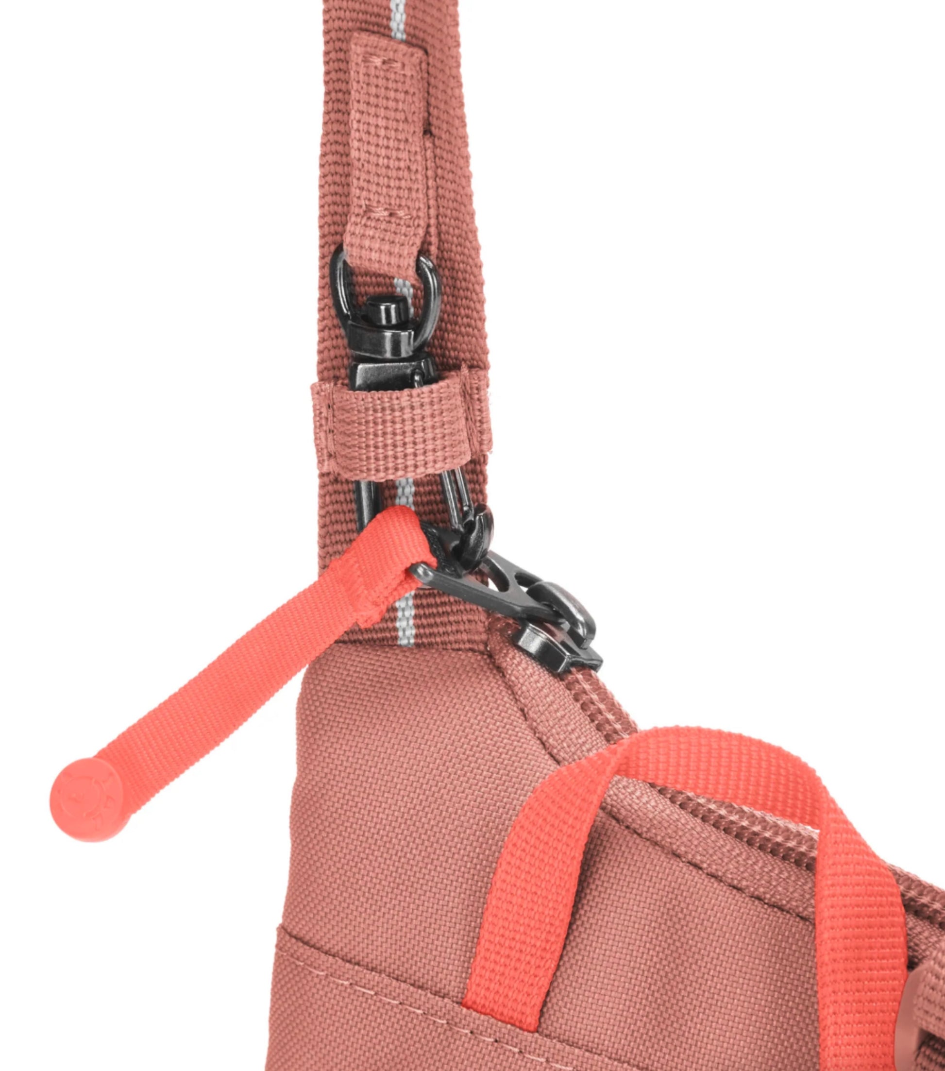 Zippers can be clipped to help protect against bag tampering