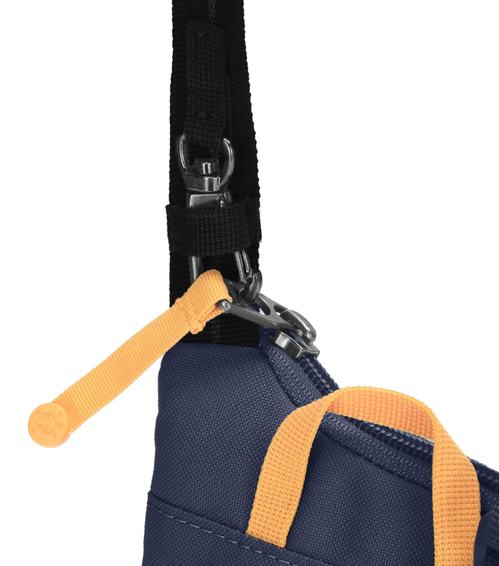 Zippers can be clipped to help protect against bag tampering