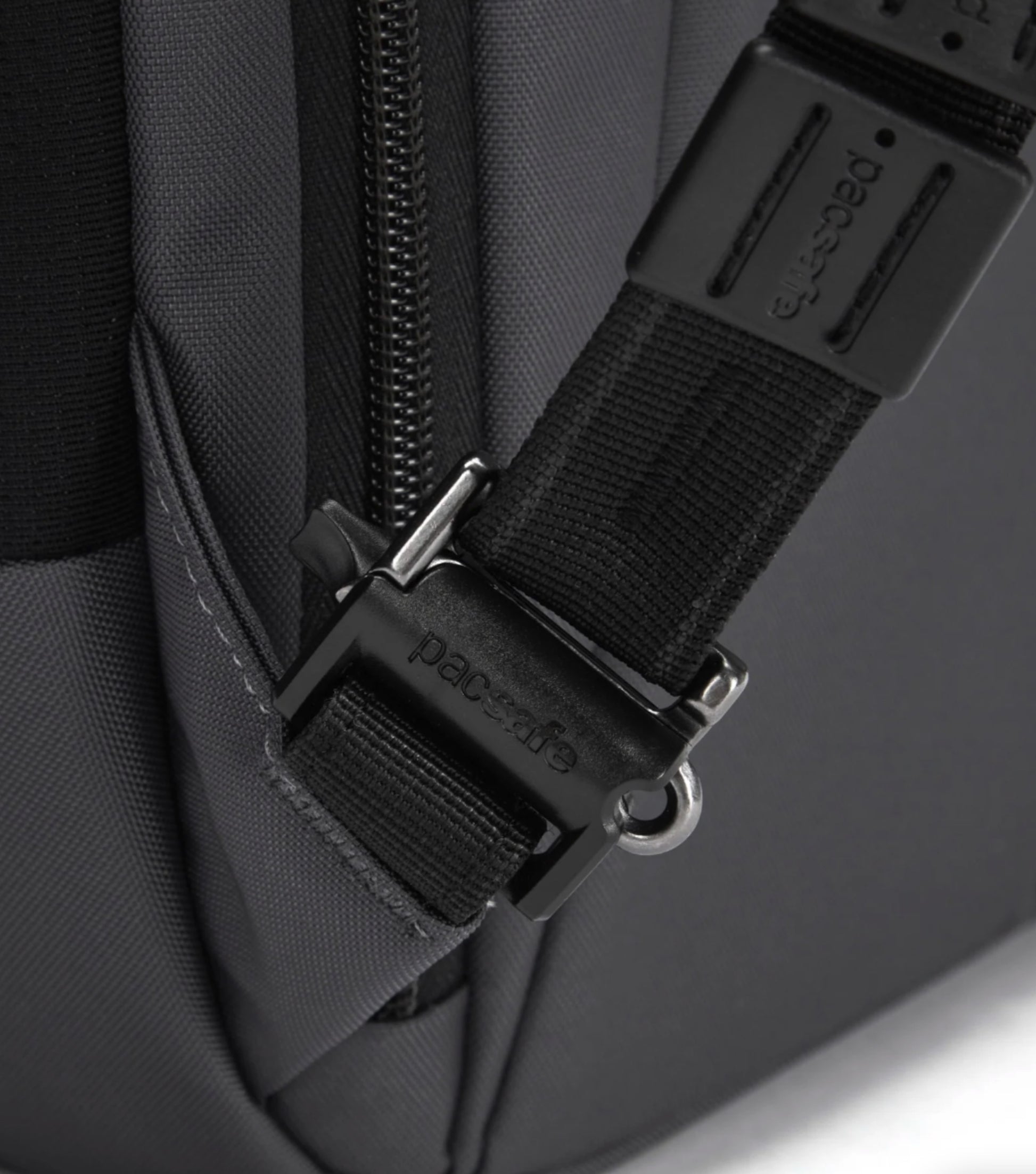 PopNLock security clip allows you to secure your bag to a fixed object