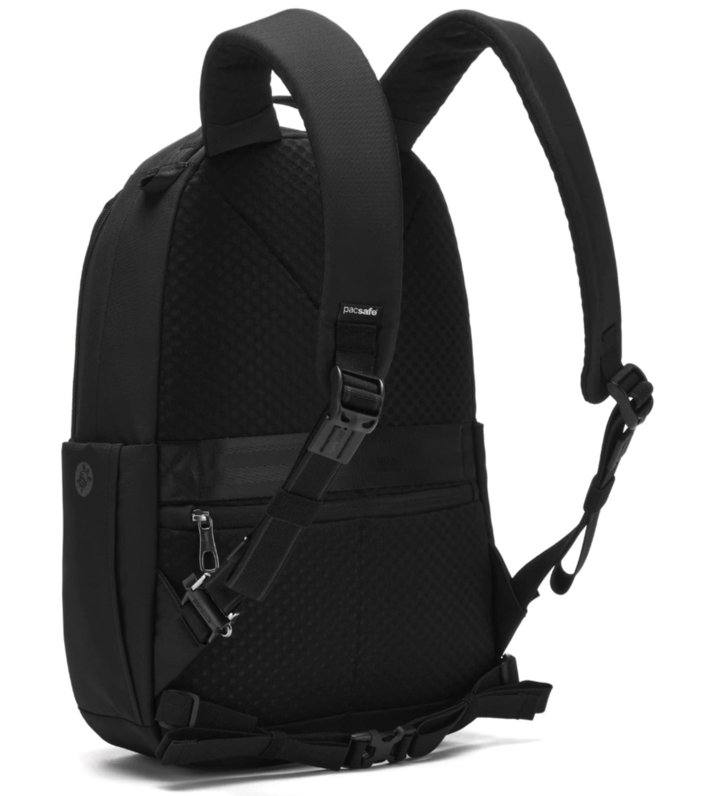 Pacsafe V All-Around 16L Anti-Theft 13" Laptop Backpack - Jet Black