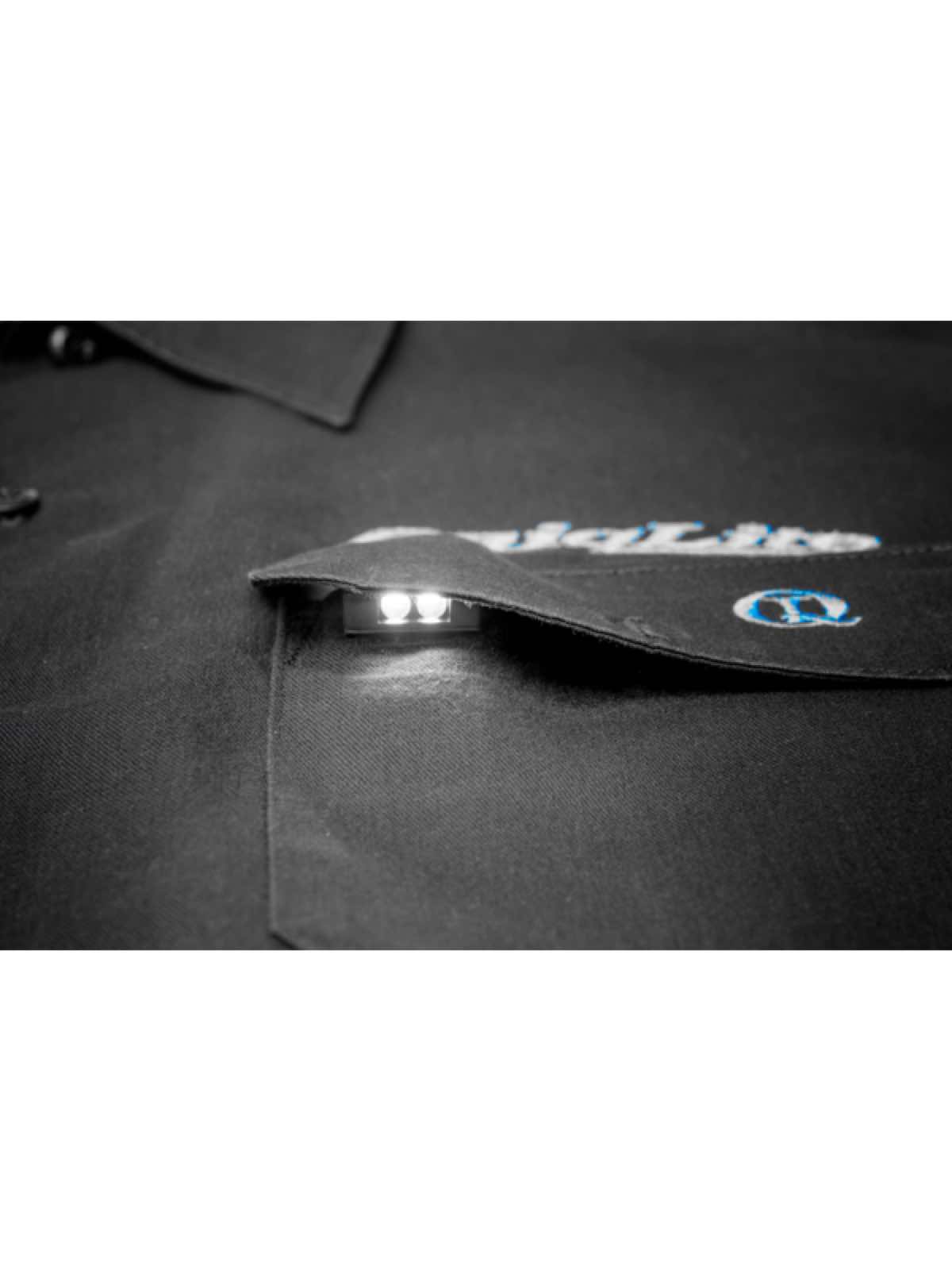 Super-Bright Dual LEDs, Concealed Pocket Clip