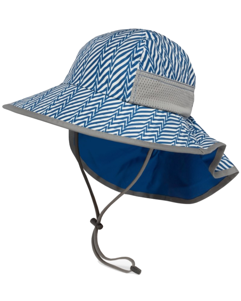 Child - Kids Play Hat - Blue Electric Stripe