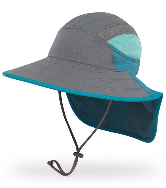 Sunday Afternoon Kids Ultra Adventure Hat - Cinder / Blue Mountain (Large)