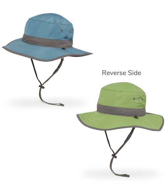 Sunday Afternoon Hat Kids Clear Creek Boonie - Bluestone / Aloe (Medium 2-5 years)