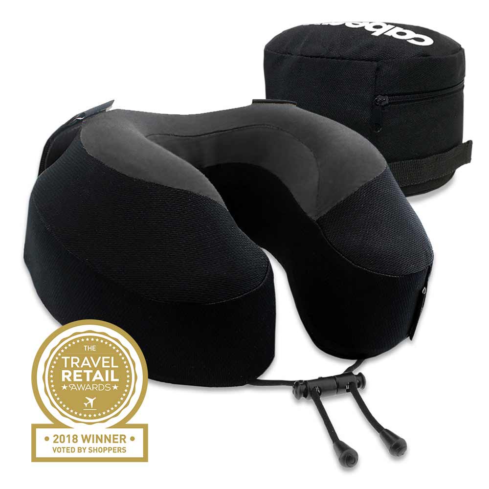 Cabeau Evolution S3 Memory Foam Travel Pillow - Jet Black