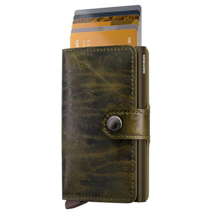 Secrid Miniwallet Compact RFID Wallet - Dutch Martin Cedar