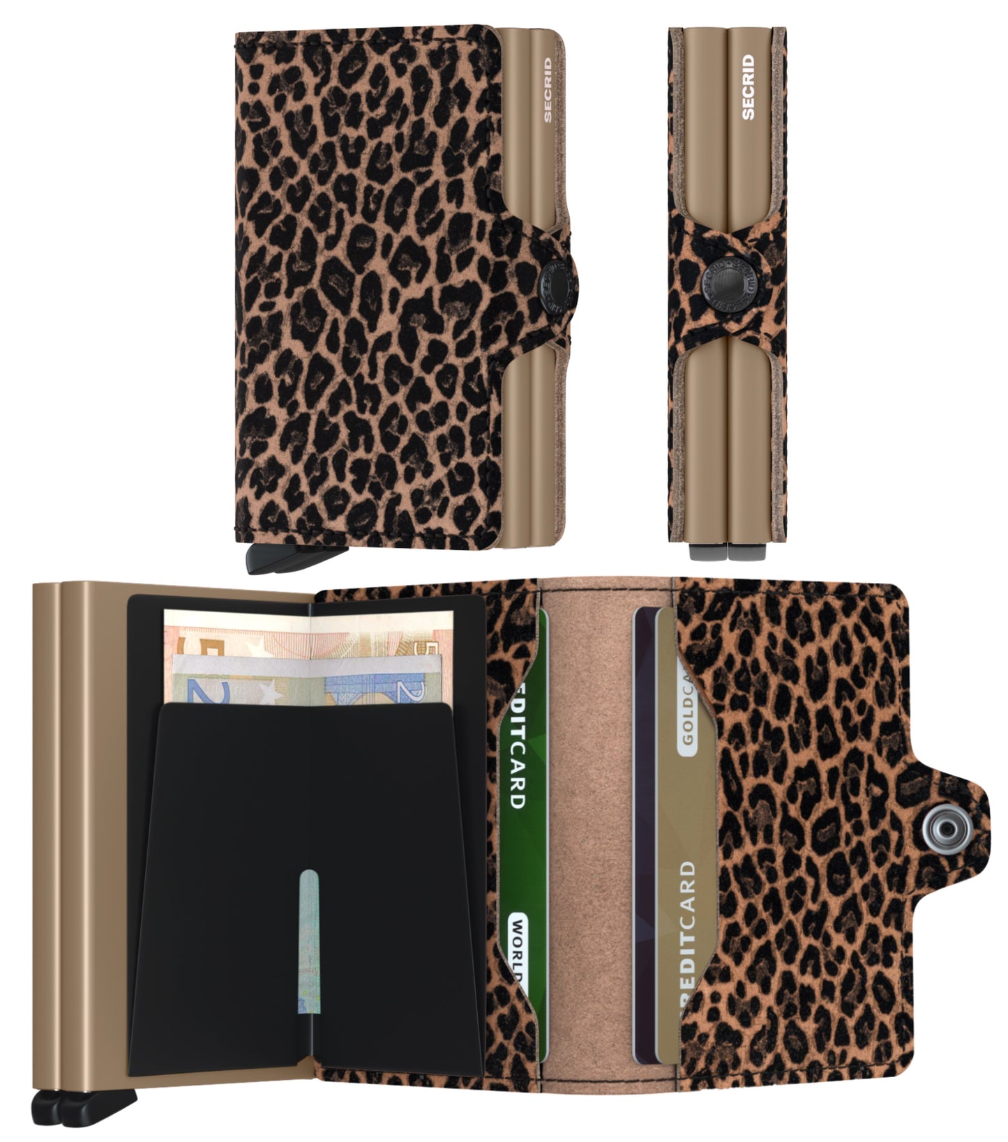 Secrid Twinwallet Compact RFID Wallet - Leo Beige