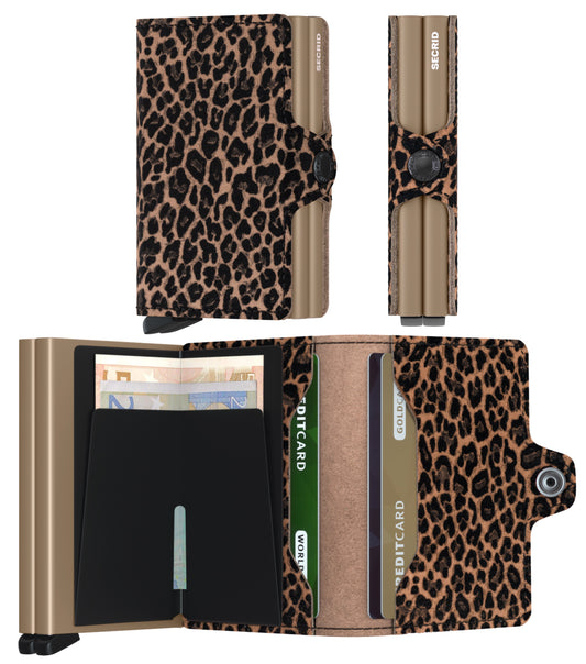 Secrid Twinwallet Compact RFID Wallet - Leo Beige