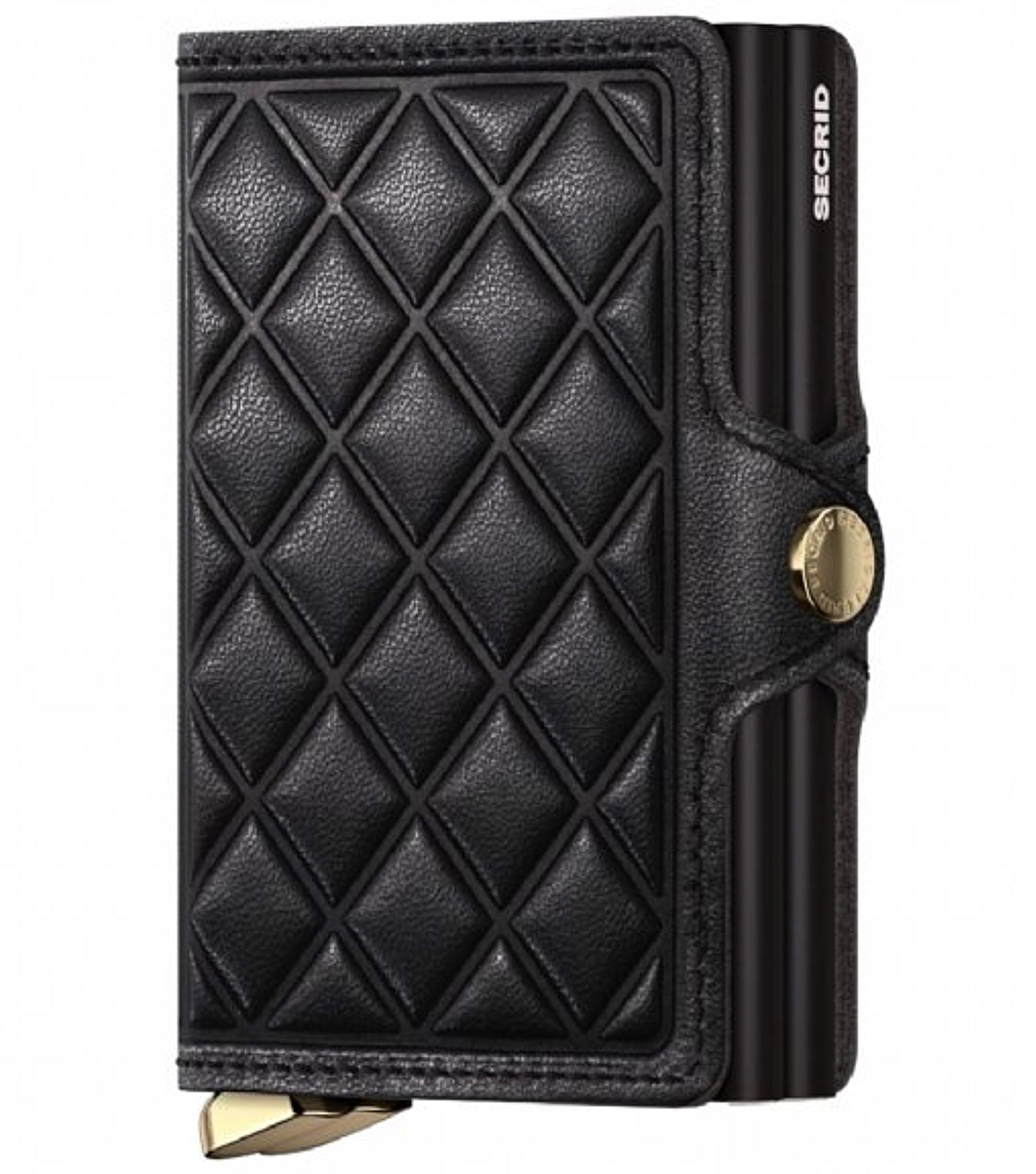 Secrid Premium Twinwallet Compact RFID Wallet - Emboss Diamond Black