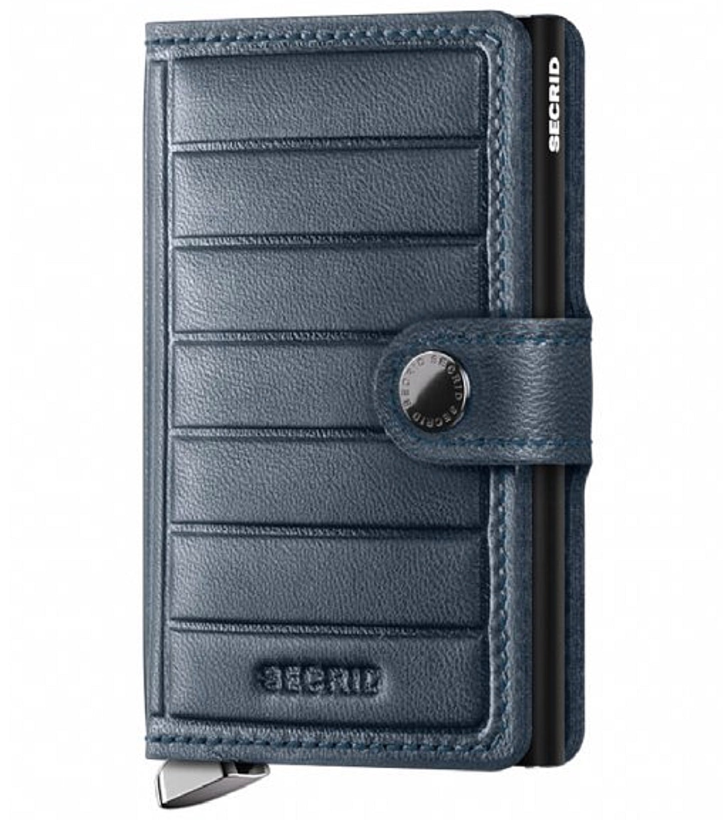 Secrid Premium Miniwallet Compact RFID Wallet - Emboss Lines Teal