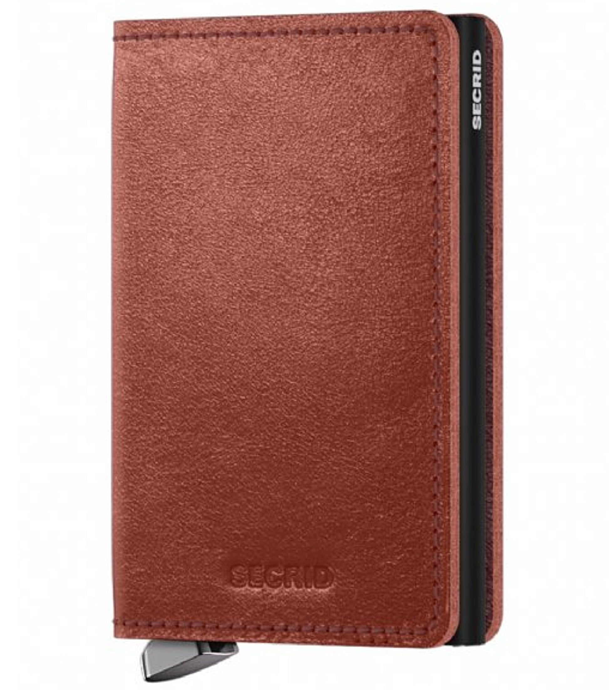 Secrid Premium Slimwallet Compact RFID Wallet - Basco Brown