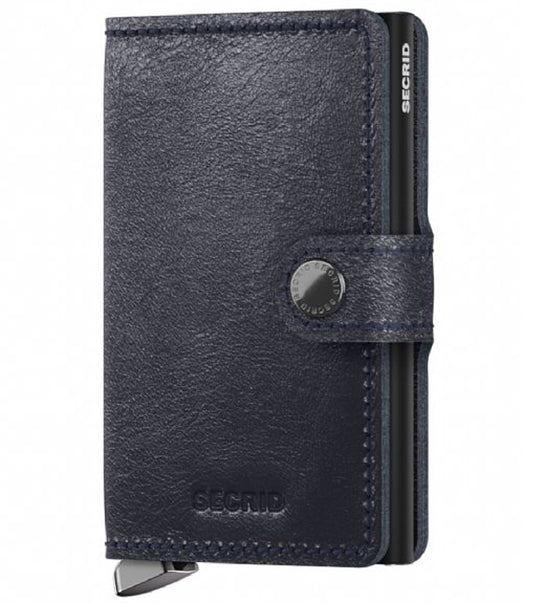 Secrid Premium Miniwallet Compact RFID Wallet - Basco Navy