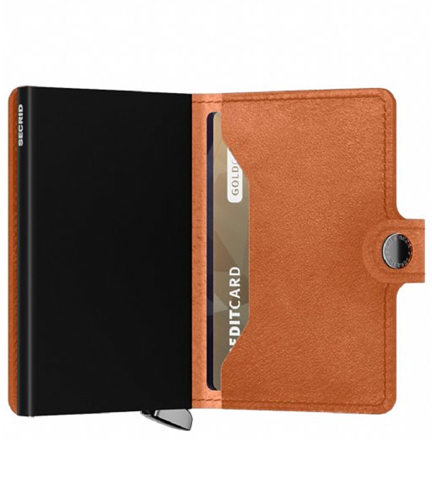 Includes two interior pockets for holding cards, notes, receipts, business cards and some coins