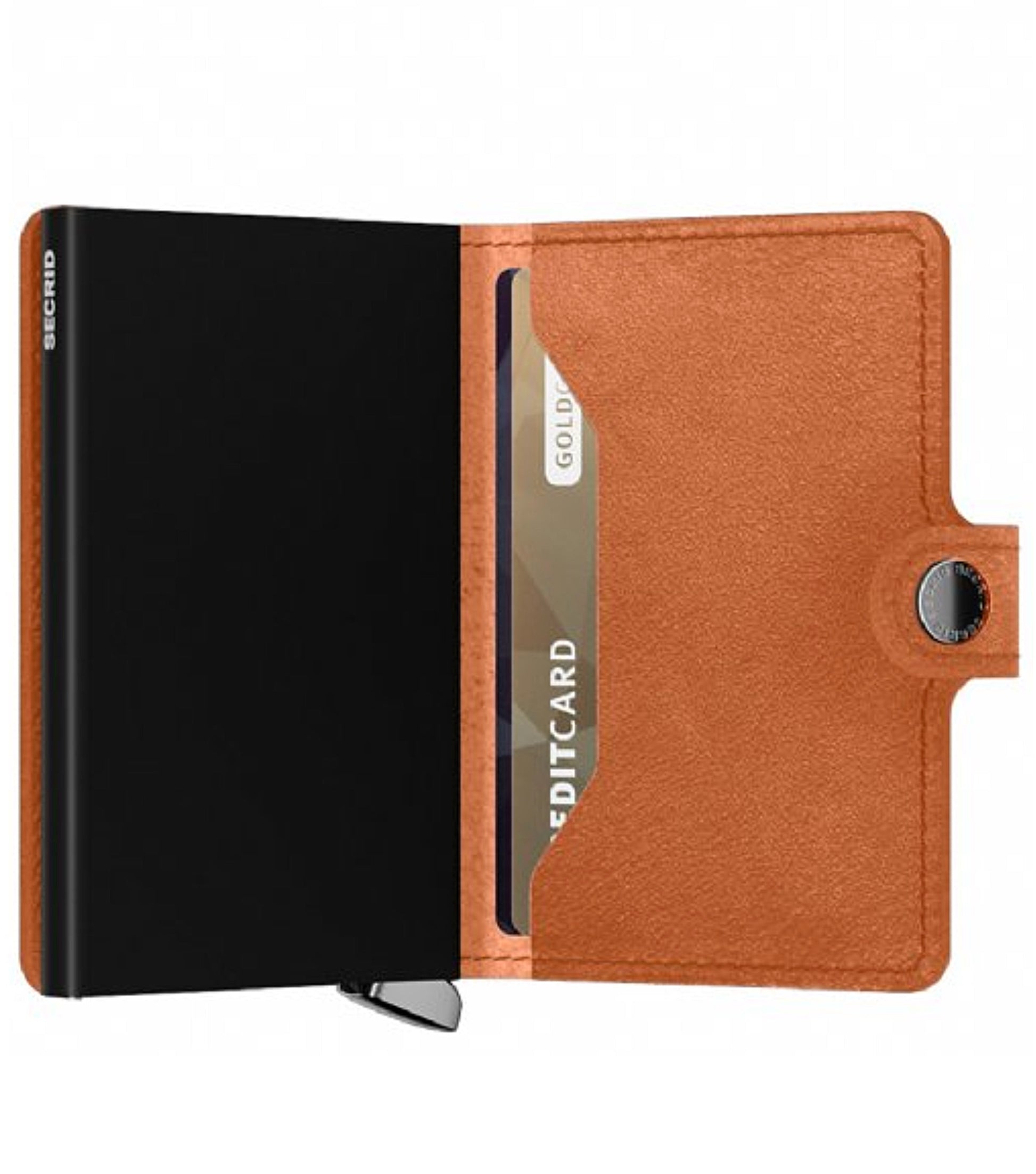 Includes two interior pockets for holding cards, notes, receipts, business cards and some coins