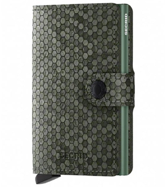 Secrid Miniwallet Compact Wallet - Hexagon Green