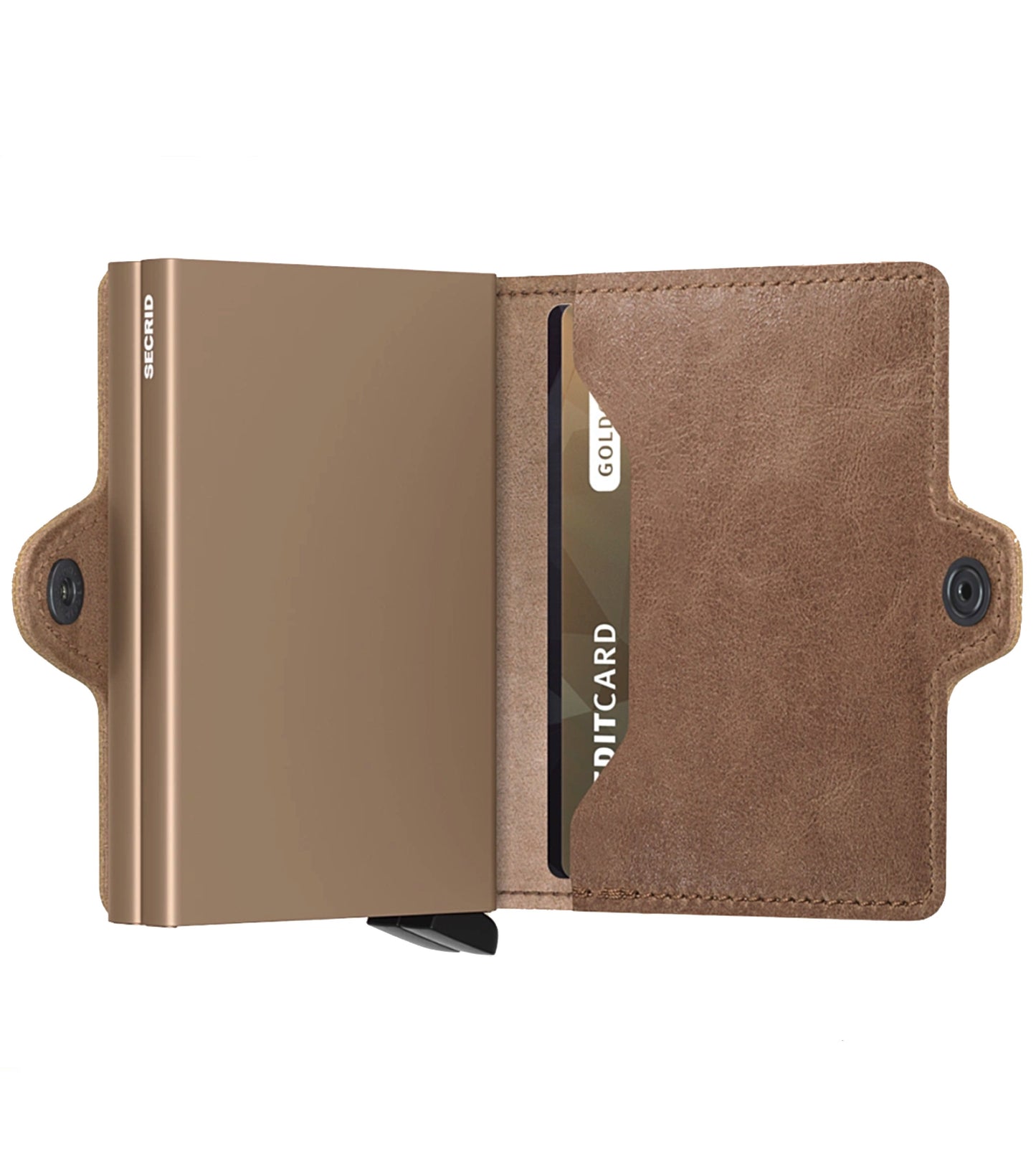 Includes interior pockets for holding extra cards