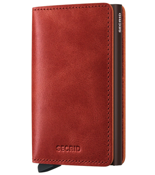 Secrid Slimwallet Compact Wallet - Vintage Orange