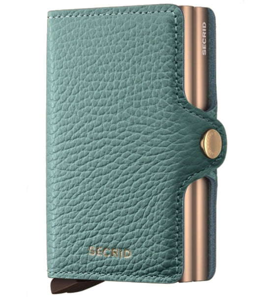 Secrid Twinwallet Compact Wallet - Pebble Sea Green