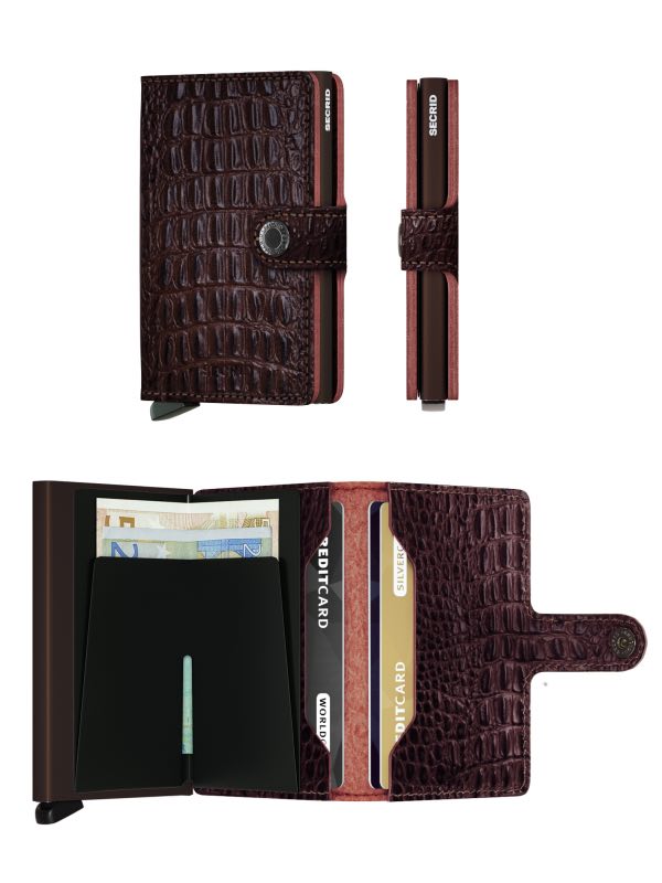 Miniwallet - Compact Wallet - Nile Brown