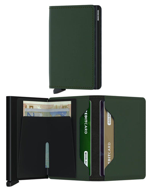 Secrid Slimwallet - Matte Green Black