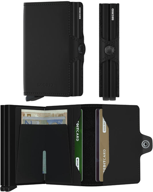 Twinwallet - Matte - Black