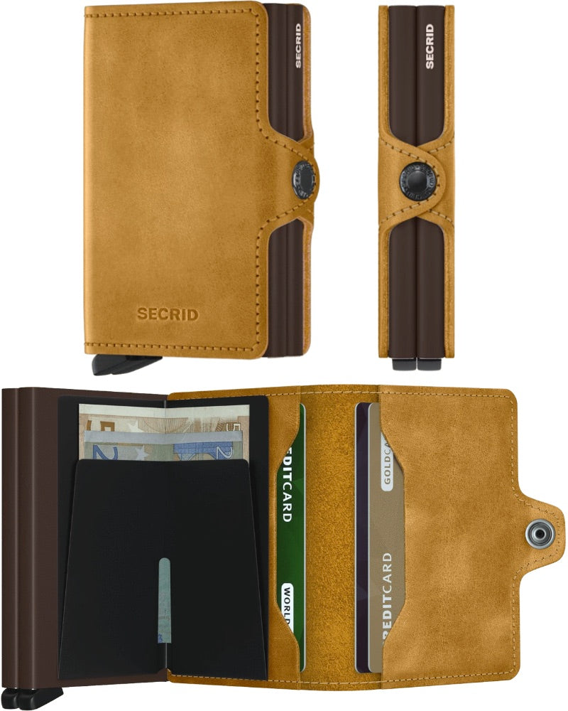 Twinwallet - Vintage - Ochre