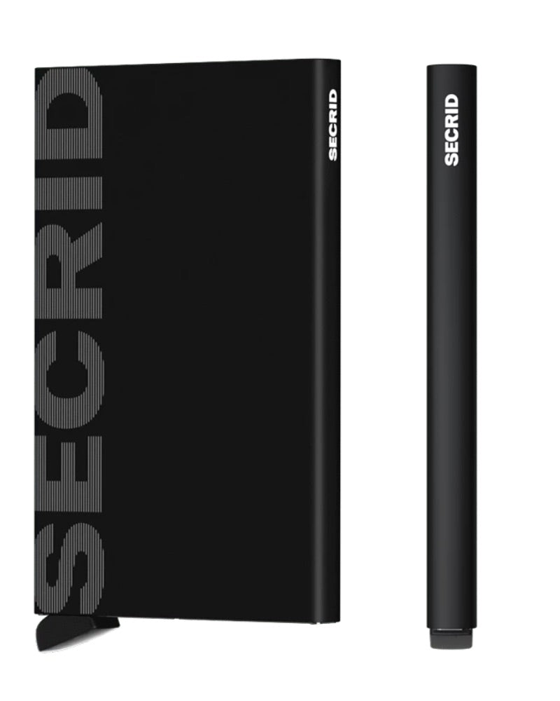 Secrid Cardprotector RFID Compact Card Wallet - Laser Logo Series Black