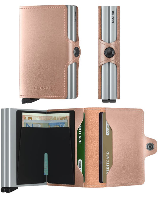 Secrid Twinwallet Metallic - Rose