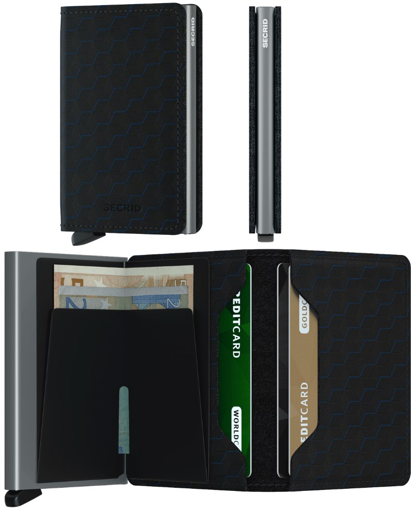 Secrid Slimwallet -Optical - Black Titanium