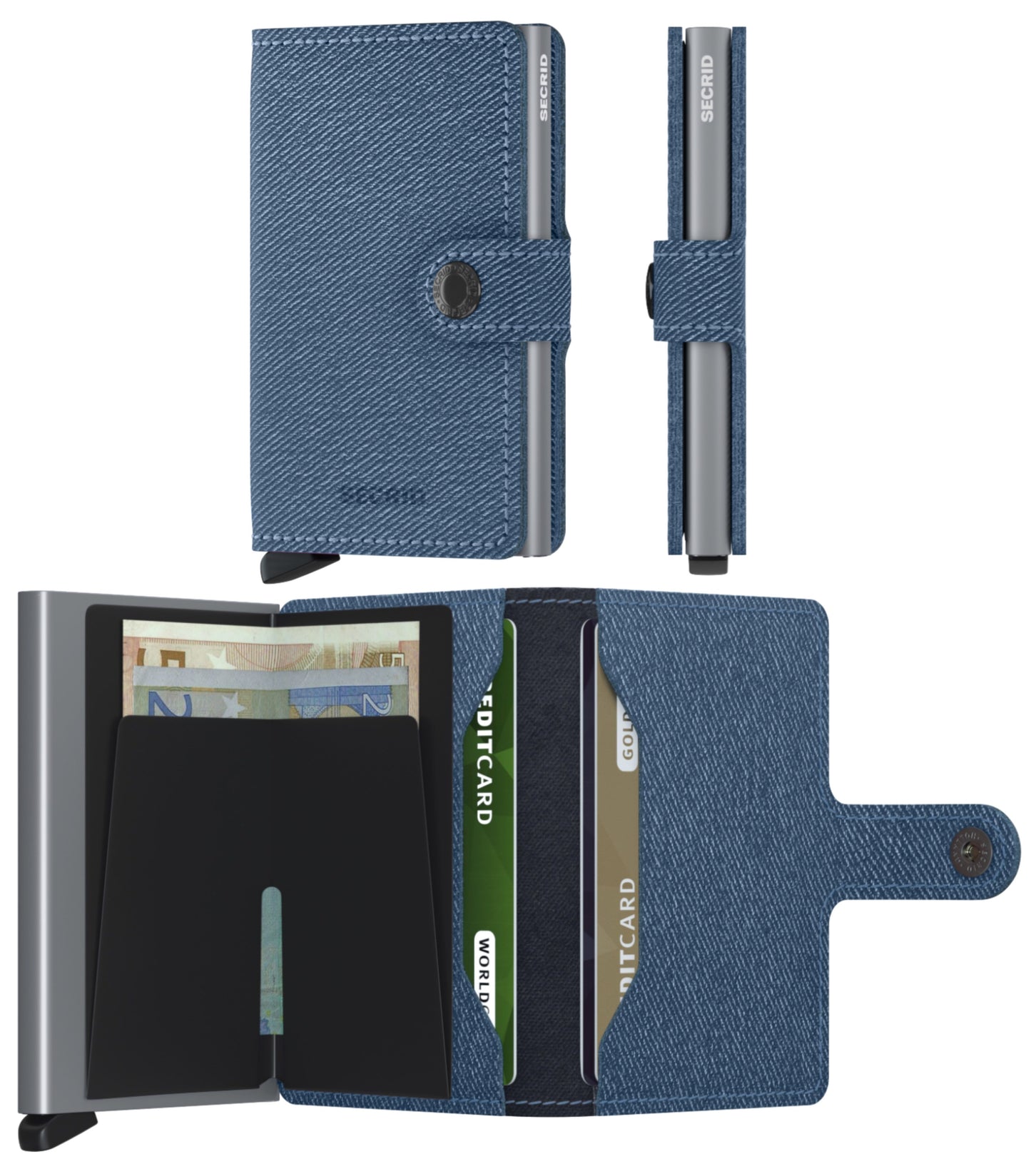 Secrid Miniwallet Twist - Compact Wallet - Jeans Blue