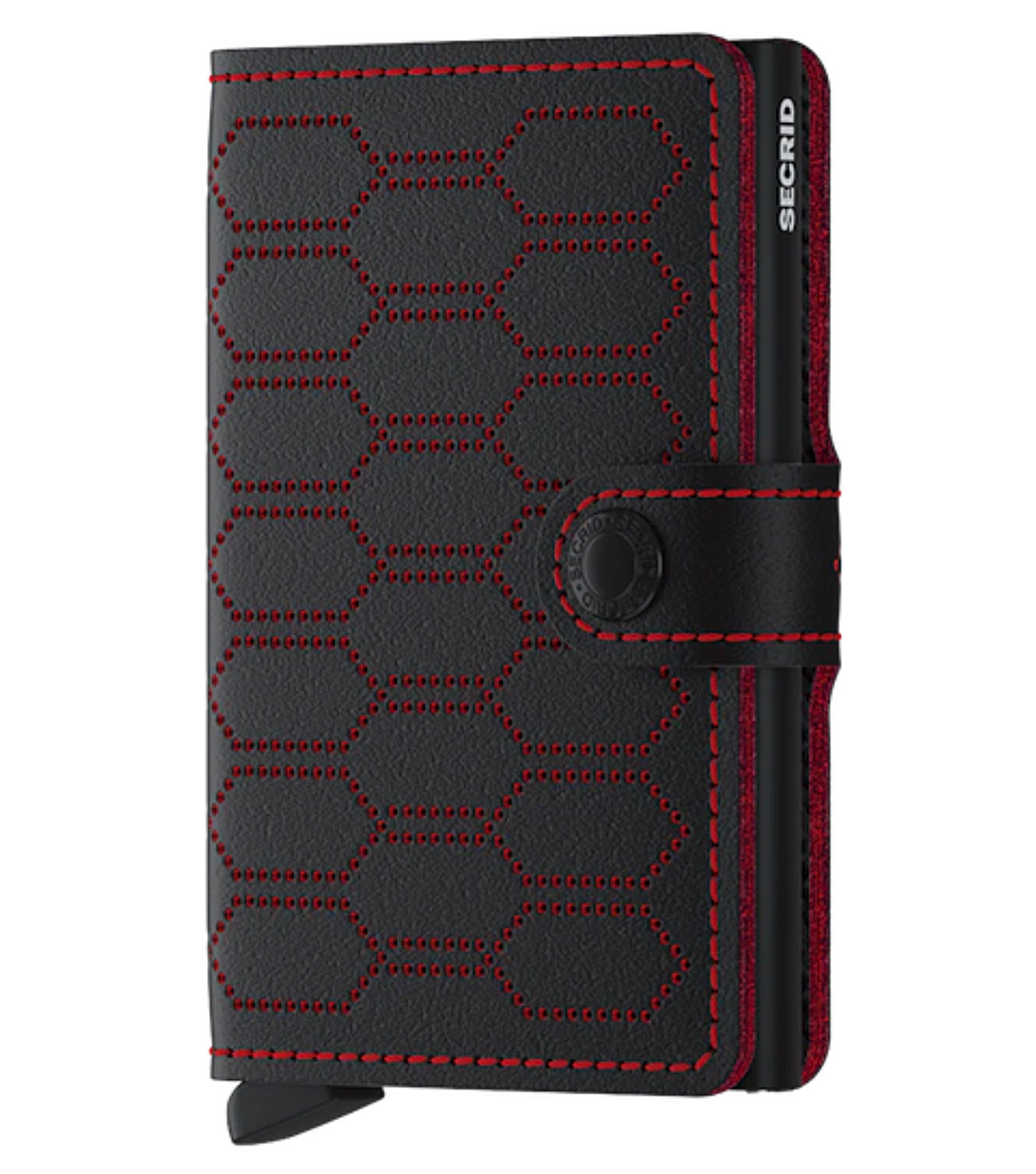 Secrid Miniwallet Fuel - Compact Wallet - Black / Red