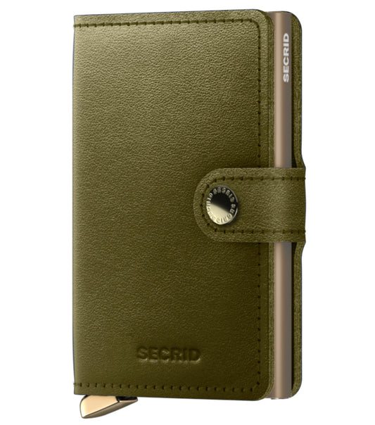 Secrid Premium Miniwallet Compact RFID Wallet - Dusk Olive