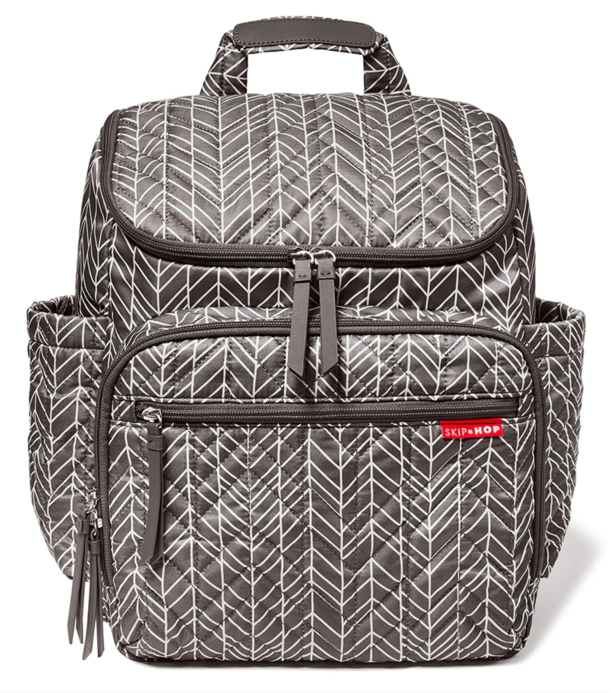 SkipHop Forma Backpack - Nappy Bag - Grey Feather